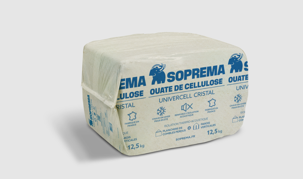 Isolant thermo-acoustique en fibres de cellulose