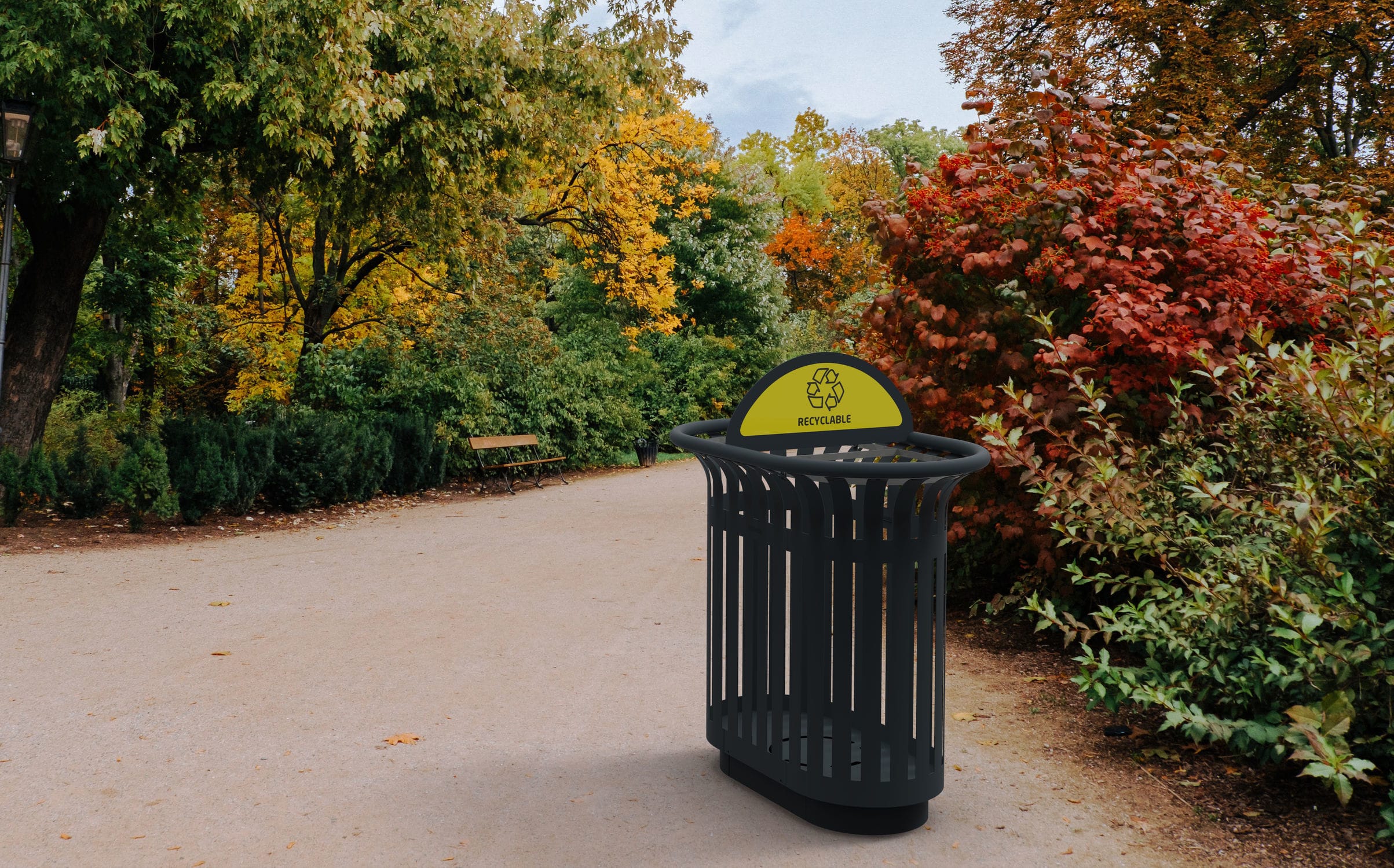 Poubelles de tri extérieures origine France