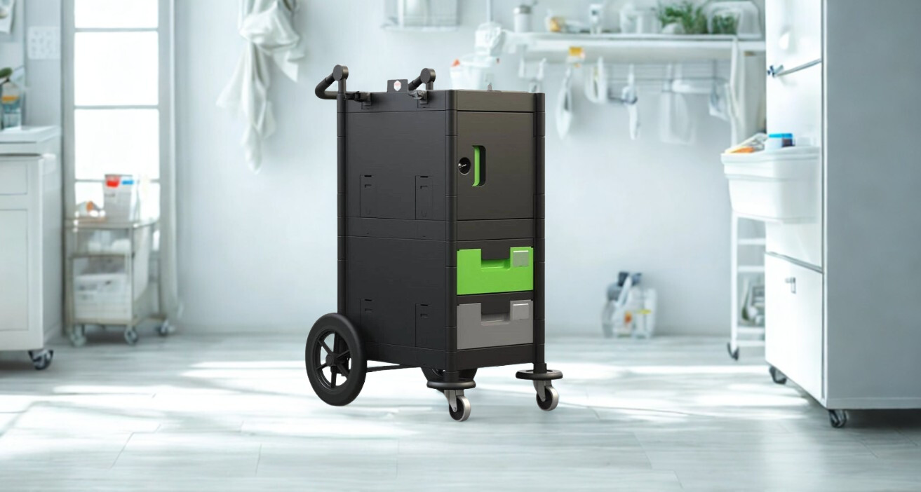 Chariot recyclé et recyclable