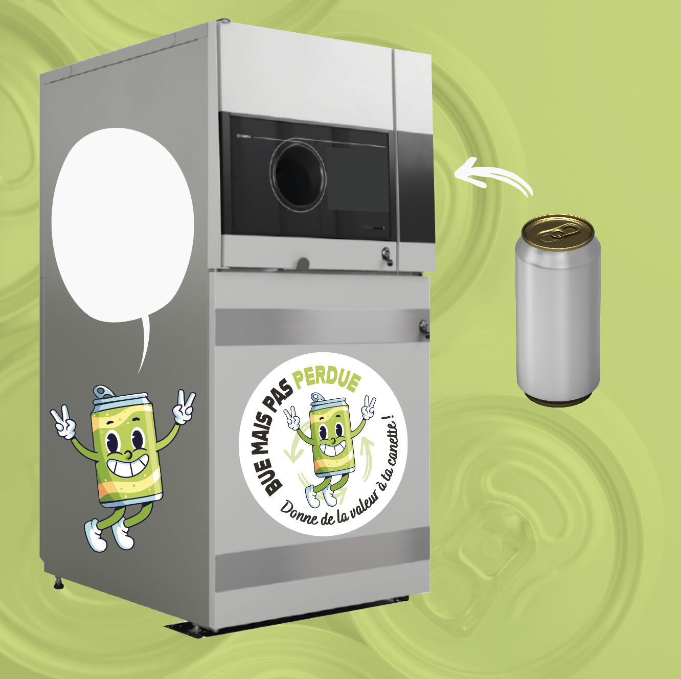 “Bue mais pas perdue” : Être point de collecte des canettes aluminium